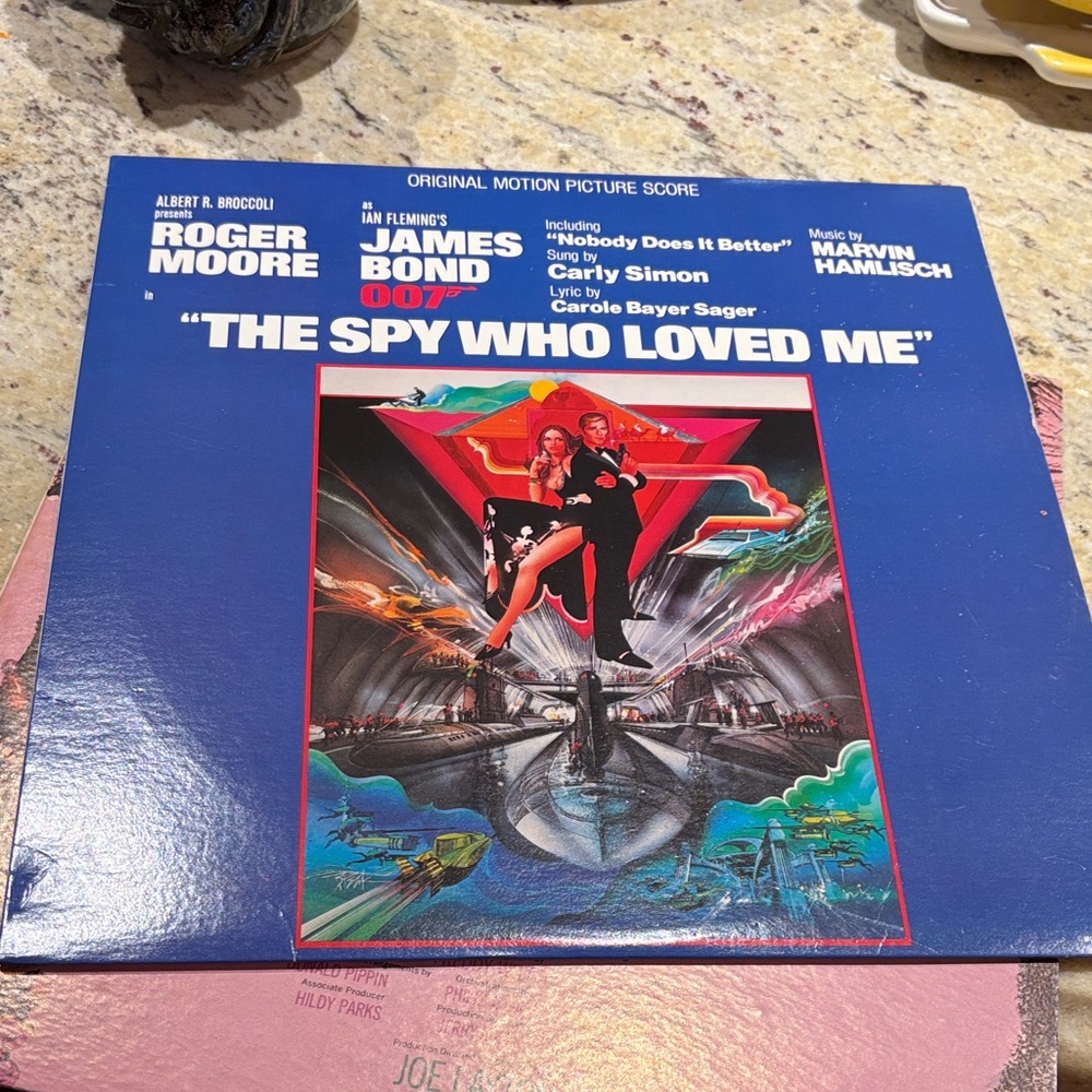The Spy Who Loved Me vintage Vinyl Record